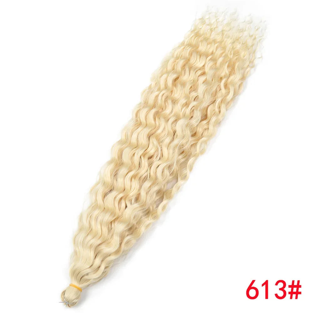 Water Wave Synthetic Crochet Hair - Various Colors Available