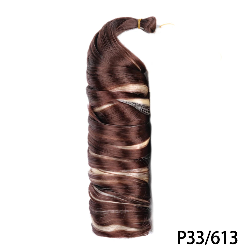 Loose French Spiral Curl Synthetic Pre-Stretched Braiding Hair