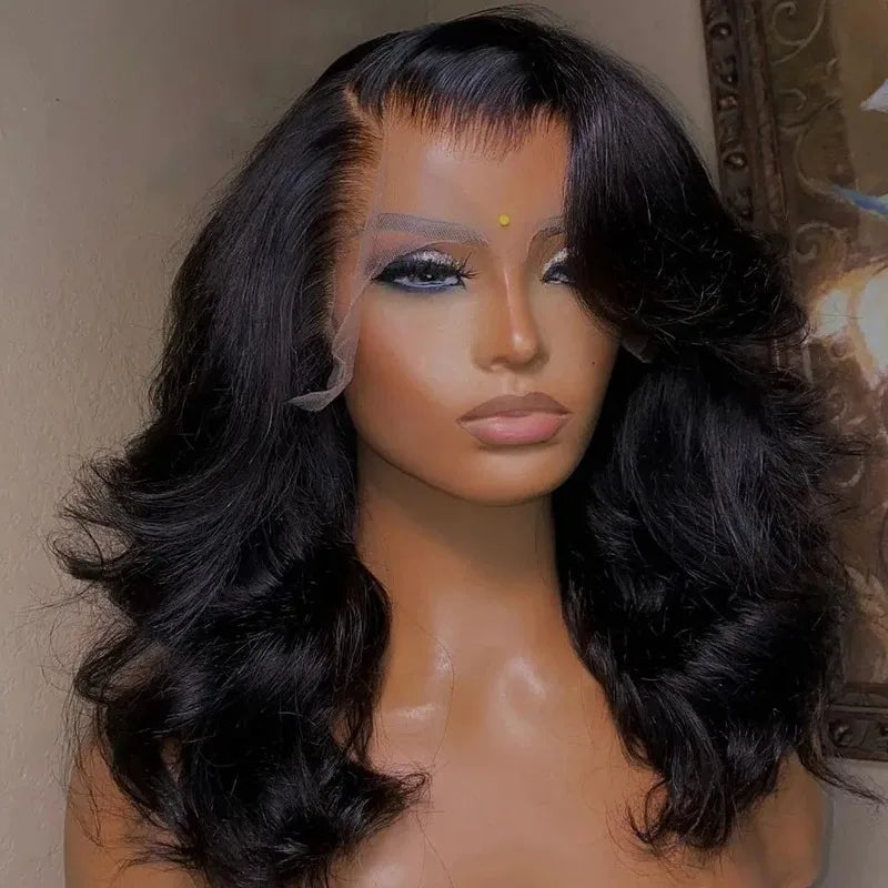 Body Wave Bob - Transparent Lace Frontal Human Hair Wig
