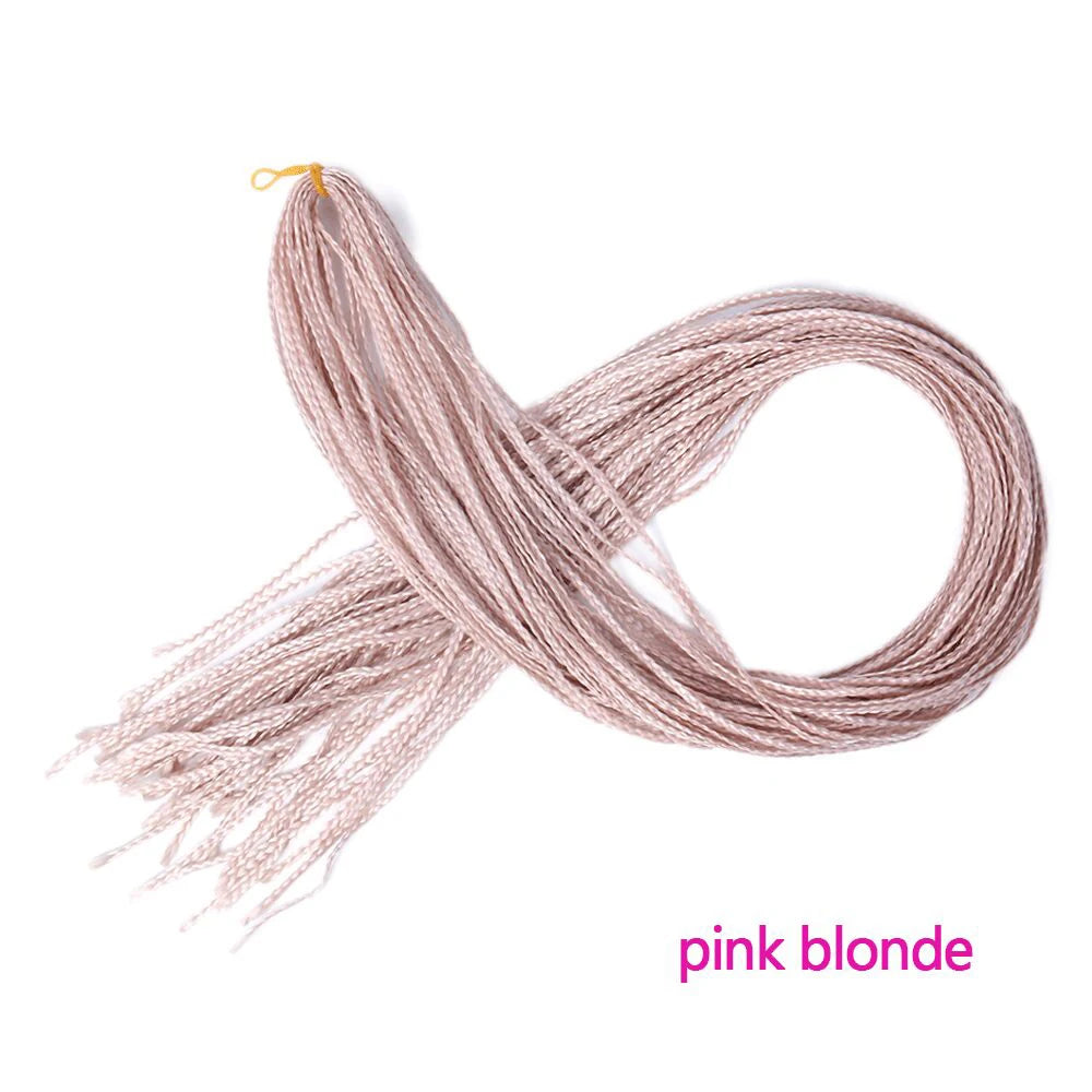 Synthetic Long Pre-Looped Box Braids Crochet Hair