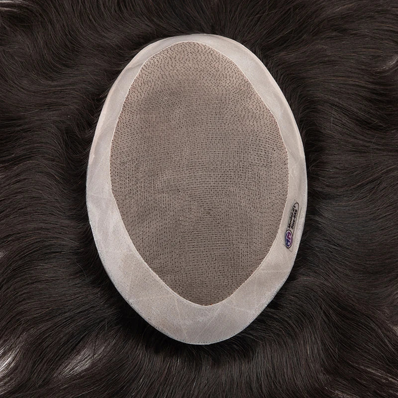 Hair Replacement System (Toupee) Human Hair Fine Mono NPU - Hair Pattern Variations Available