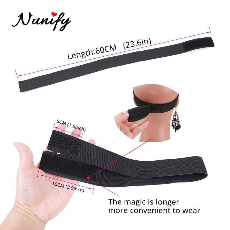 3PC Elastic Melting Lace Headband With Edge Brush/Comb