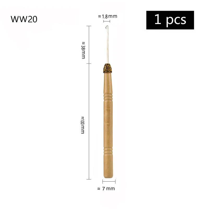 Plastic Crochet Hook Tool for Hair - Other Options Available