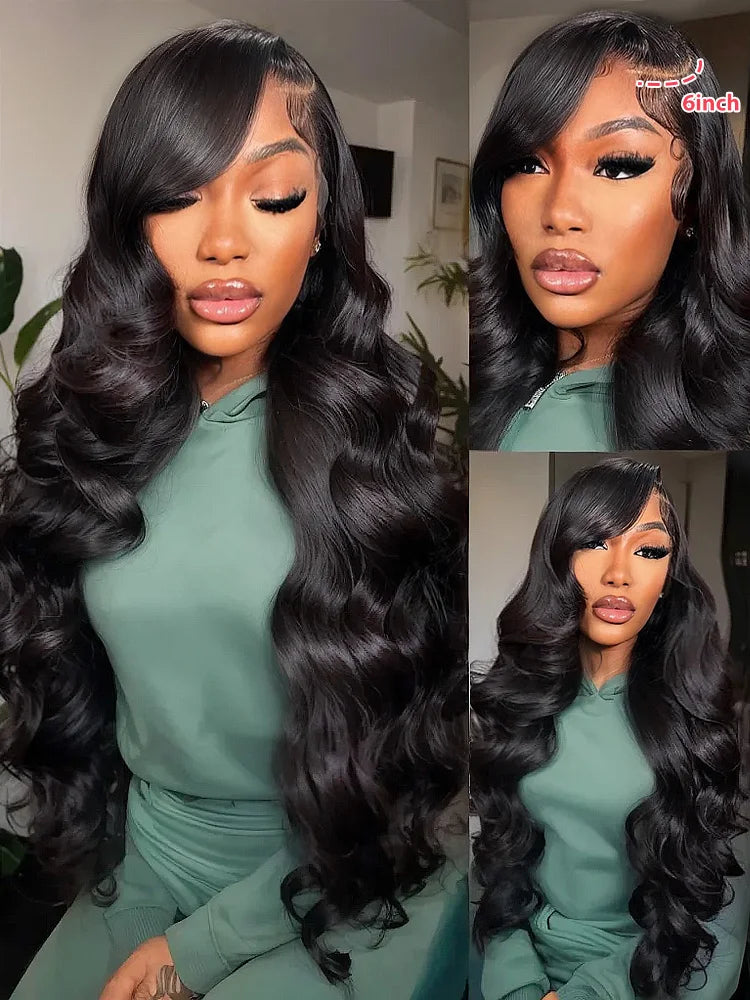 Brazilian Body Wave - Glueless HD Lace Front Wear & Go Human Hair Wig