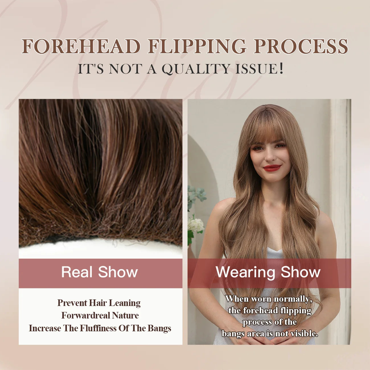 Long Curly Wavy Heat Resistant Synthetic Wigs With Bangs - Various Colors Available