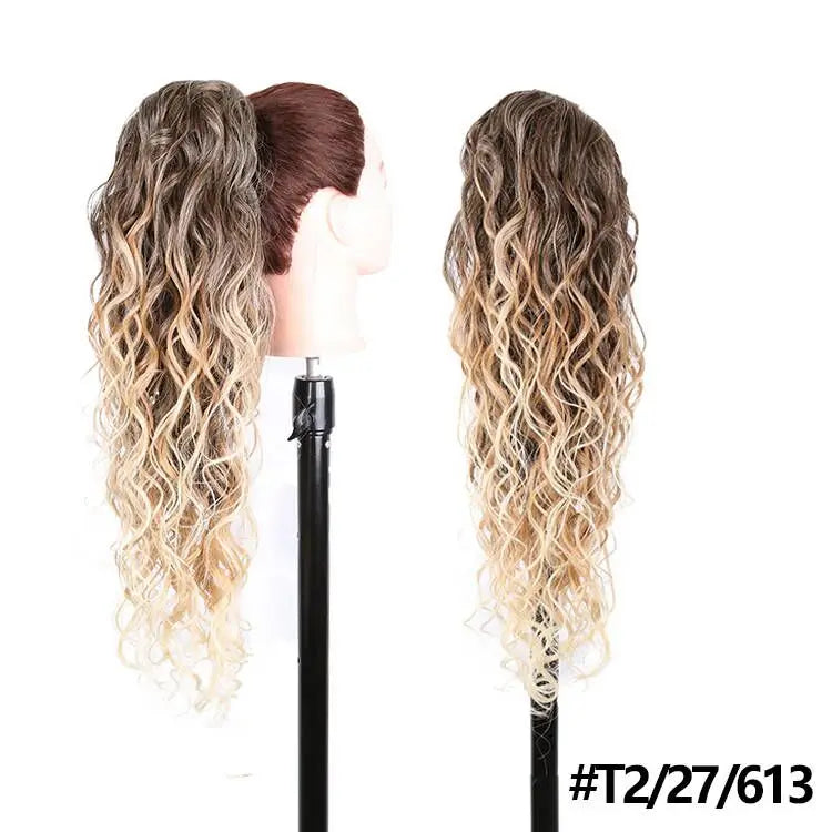 Long Synthetic Clip In Drawstring Ponytails - Various Options Available