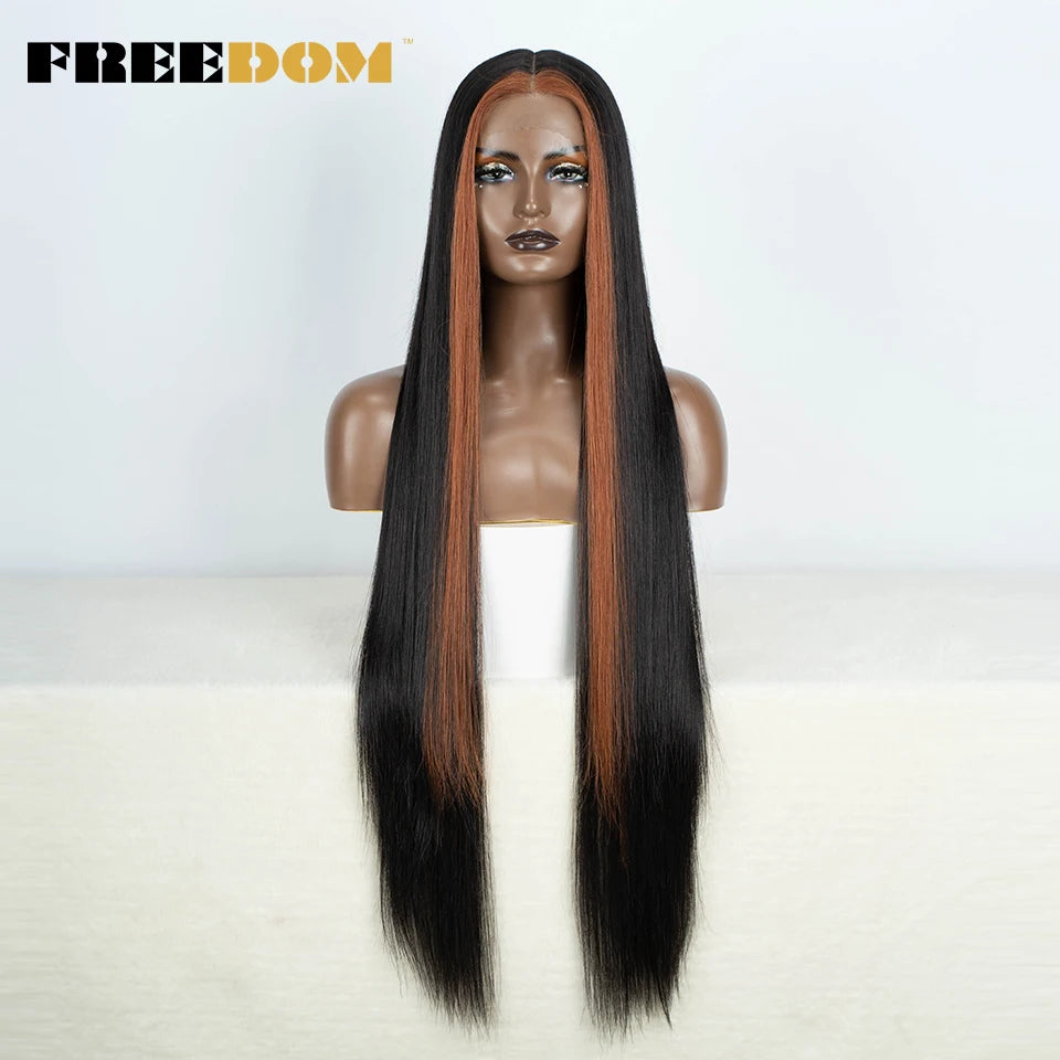 Straight Synthetic Lace Front Wigs - Various Colors Available