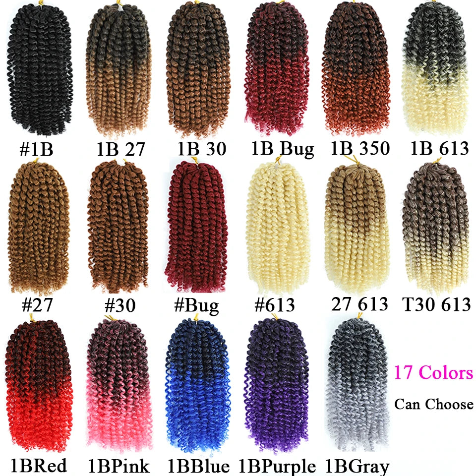 Curly Passion Twist Synthetic Crochet Hair - Various Colors Available