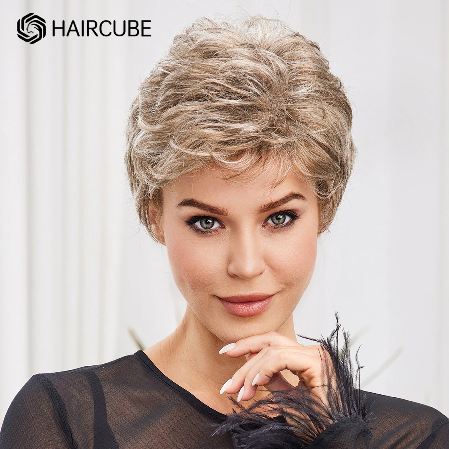 Short Pixie Cut Wigs - Kanekalon Synthetic Hair