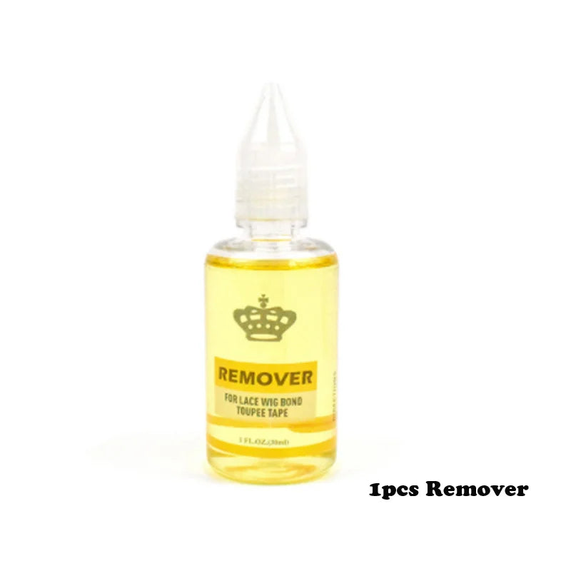 30Ml Yellow Wig Glue Remover For Adhesive Tape & Glue Adhesives Remover For Wig Glue Clear Liquid Remover For Double Side Tape