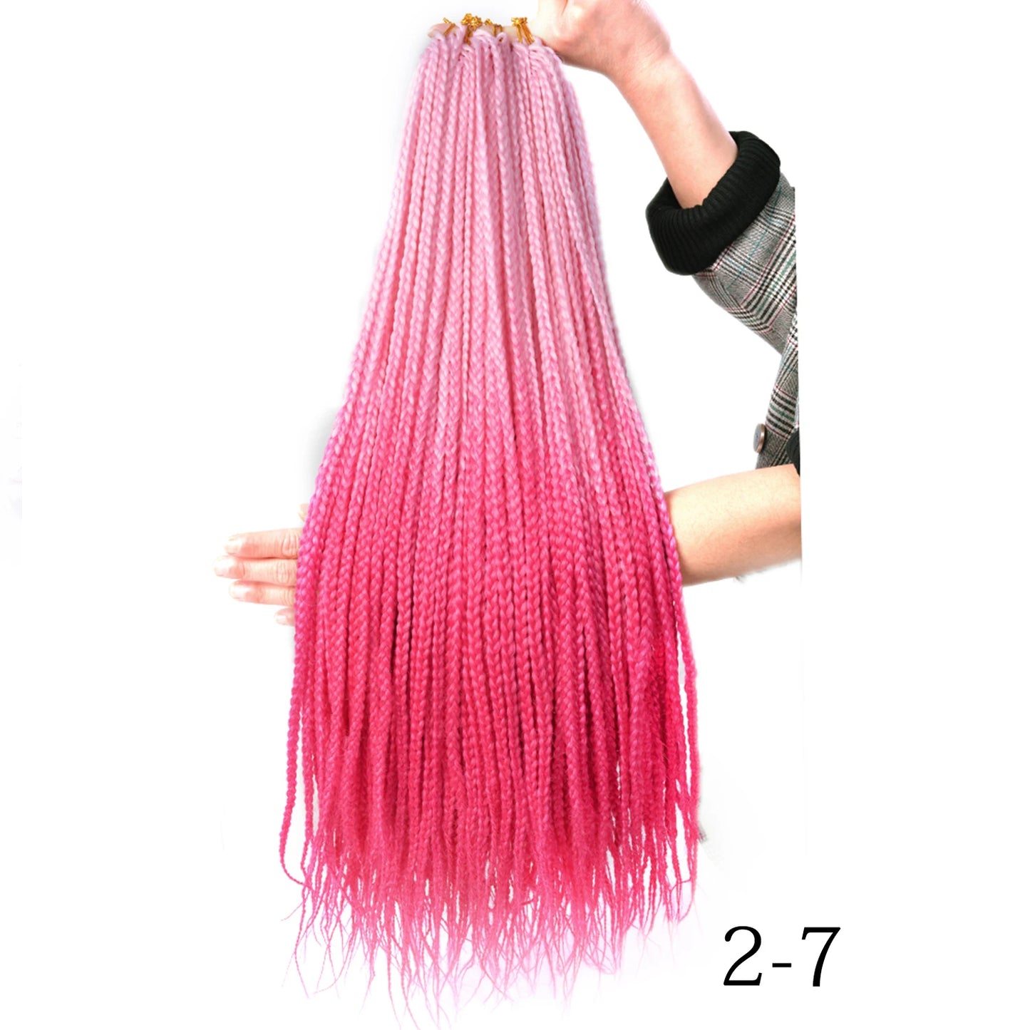 Synthetic Long Pre-Looped Box Braids Crochet Hair