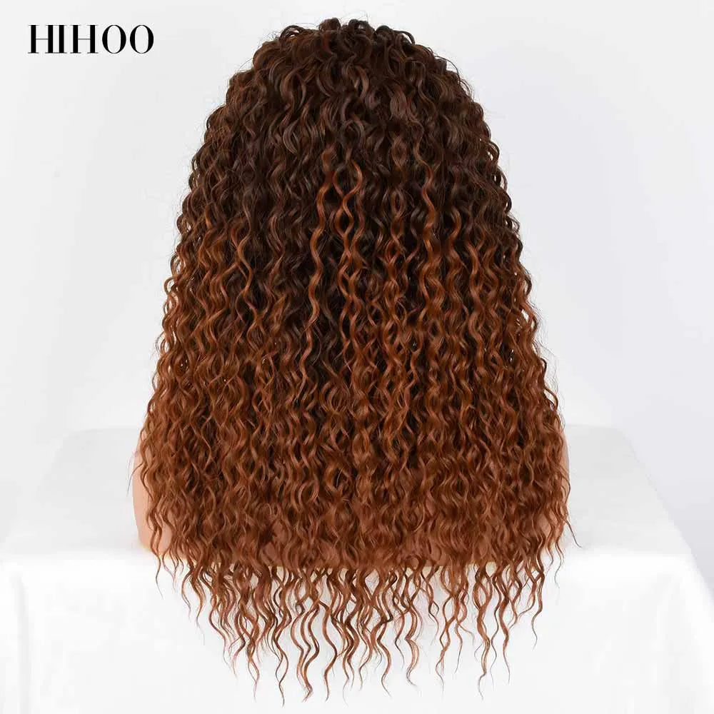 Synthetic Deep Water Wave  Headband Wig - Various Colors Available