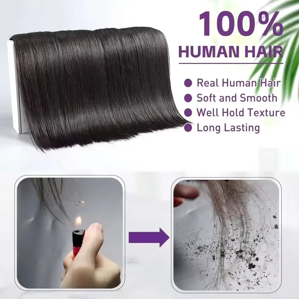 Bone Straight Raw 100% Remy Human Hair Bundles