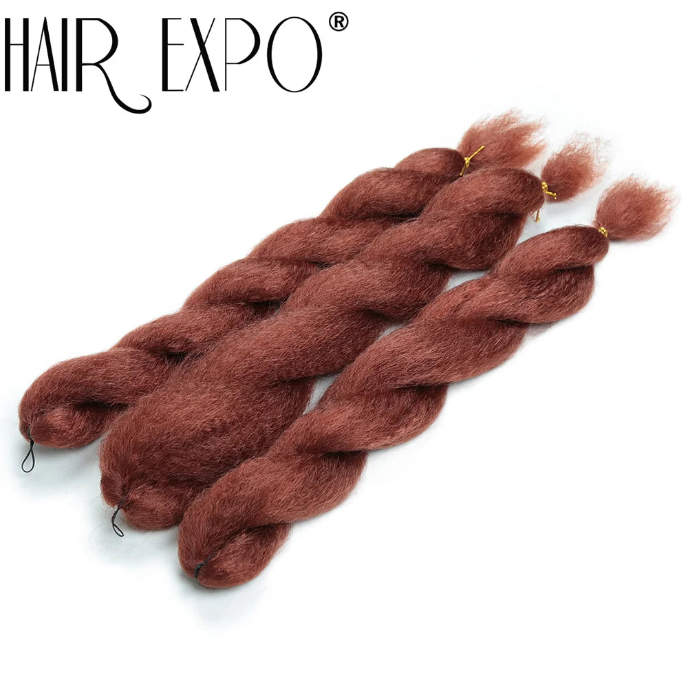 26Inch Yaki Straight Braiding Synthetic Hair - Various Colors Available