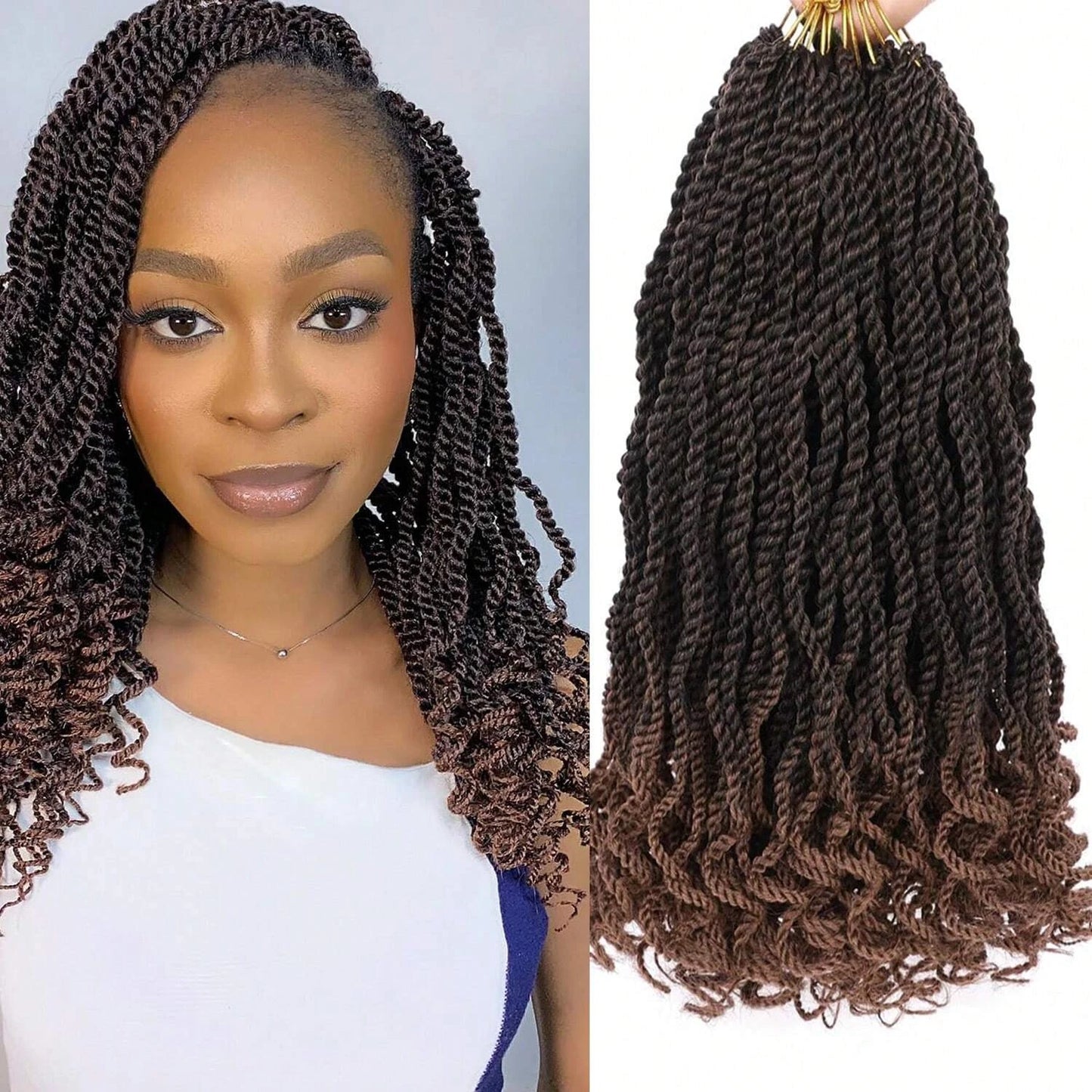 Senegalese Twist Synthetic Pre-Looped Crochet Hair
