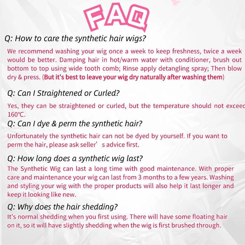 Synthetic Long Straight Lace Front Wigs - Various Colors Available