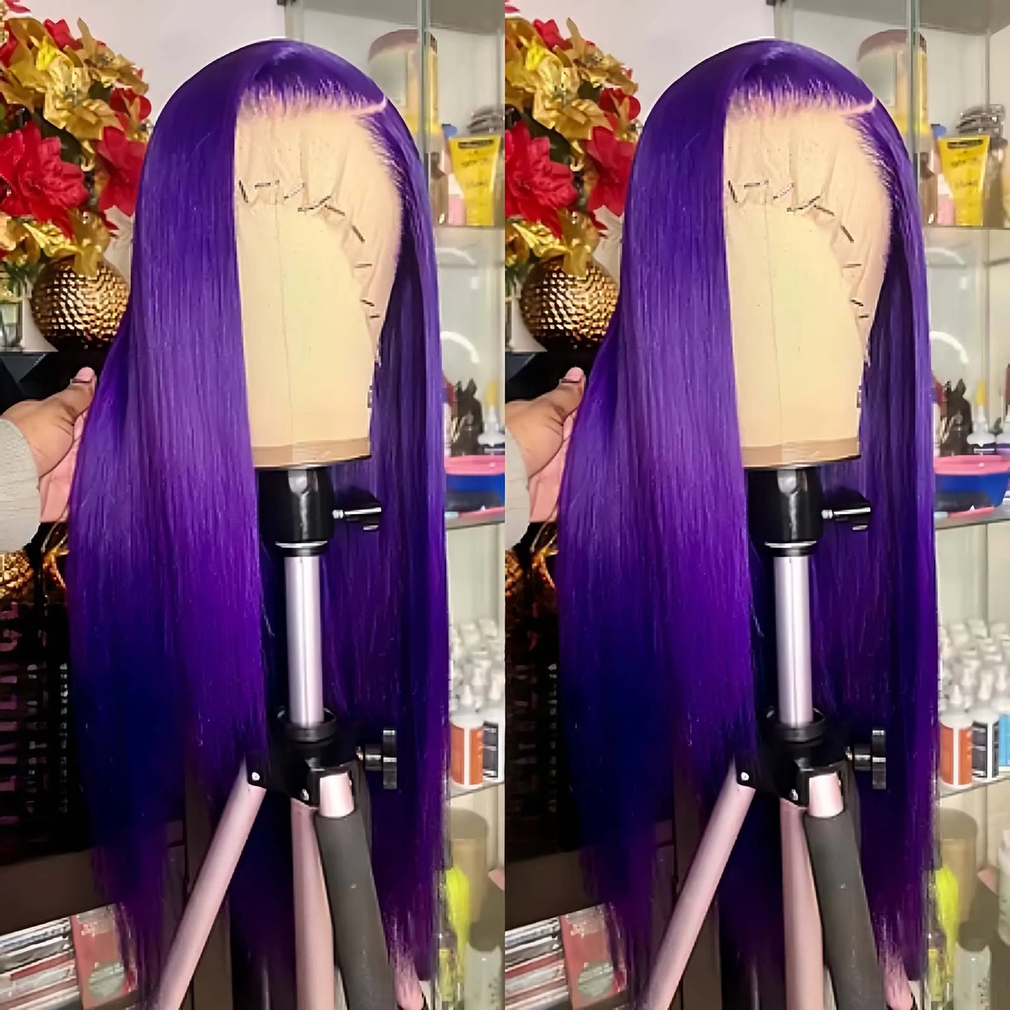 Synthetic Long Straight Lace Front Wigs - Various Colors Available