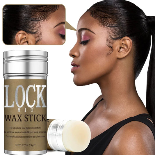 LOCKMIO Hair Styling Wax Stick; Long Lasting Hold Pomade