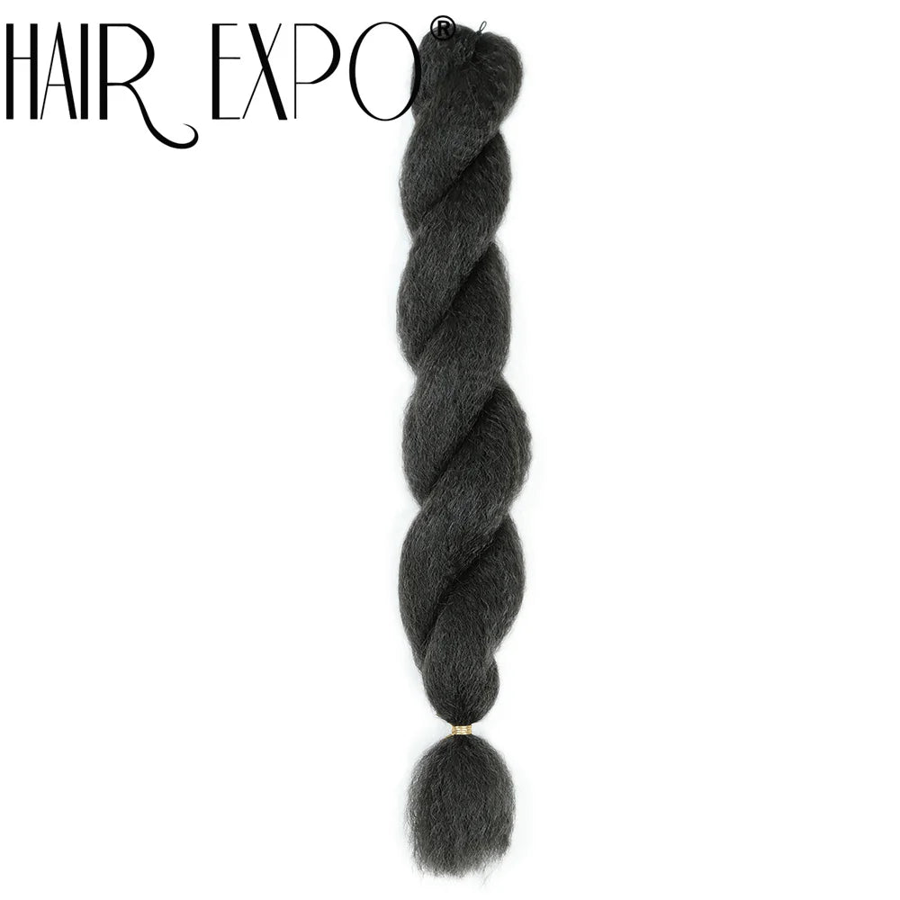 26Inch Yaki Straight Braiding Synthetic Hair - Various Colors Available