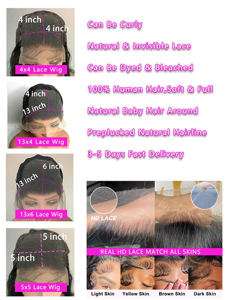 Burgundy Body Wave - Transparent HD Frontal Lace Human Hair Wig
