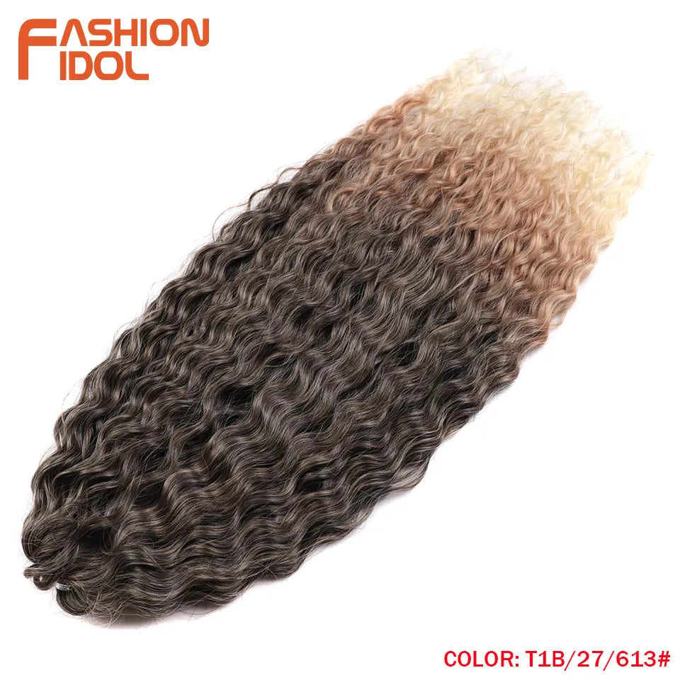 Water Wave Synthetic Crochet Hair - Various Colors Available