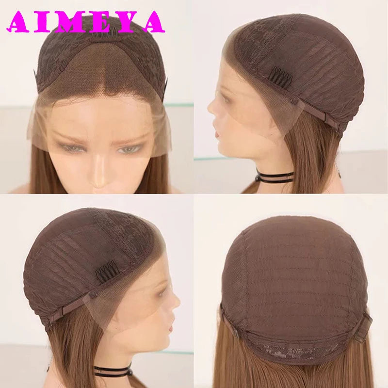 Water Wave Short Synthetic Lace Front Wigs - Various Colors Available