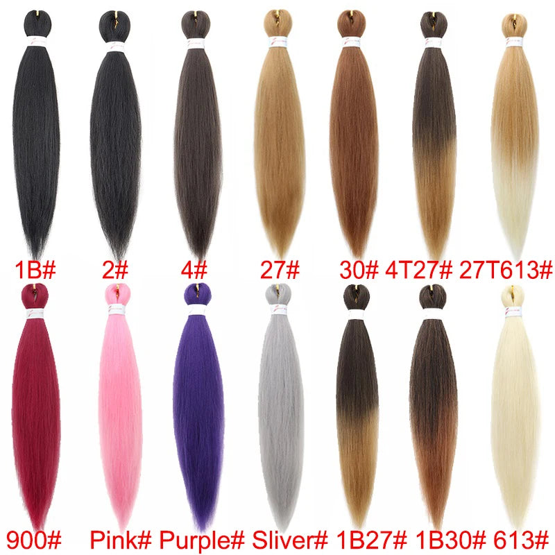20Inch Yaki Synthetic Pre Stretched Braiding Hair