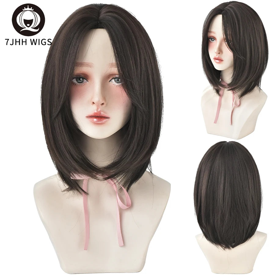 Short Bob Synthetic Wig - Various Colors Available