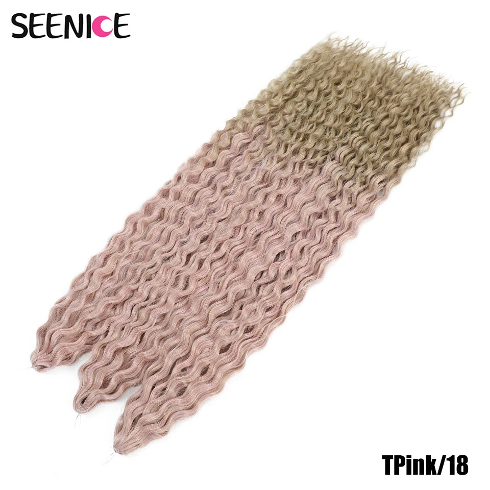 Synthetic Water Wave Twist Crochet Hair - Various Colors Available