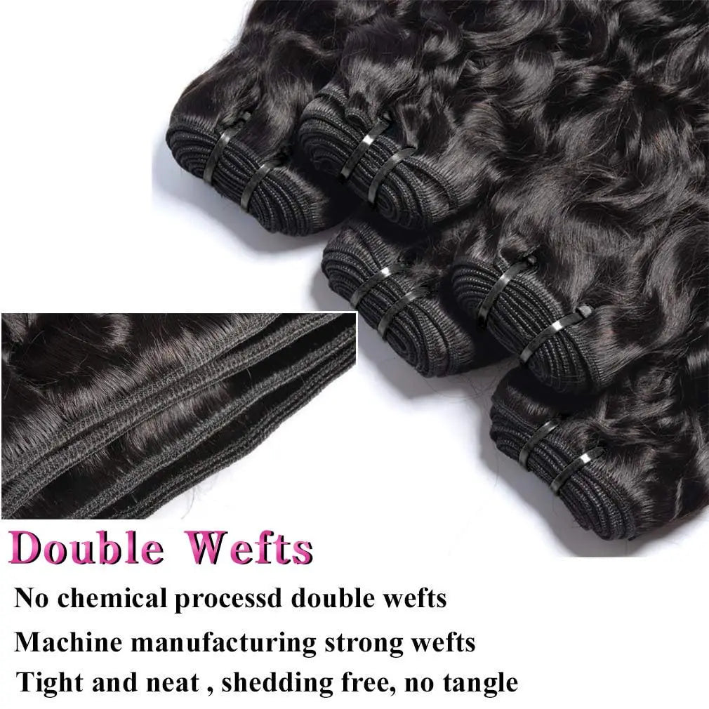 Water Wave Peruvian 100% Human Hair Bundles
