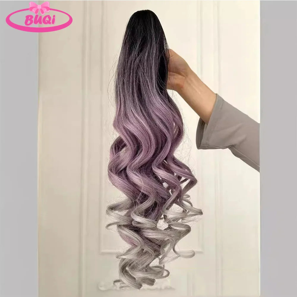Body Wave Claw Clip On Synthetic Ponytails - Various Options Available