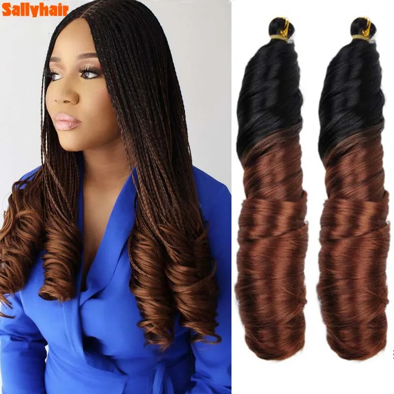 Synthetic French Spiral Curly Pre-Stretched Braiding Hair