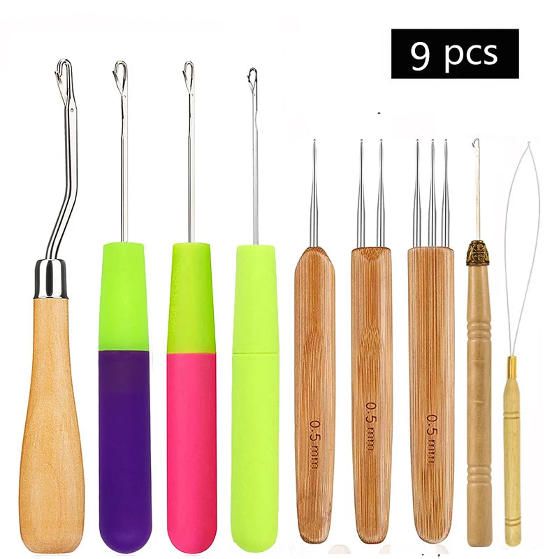 Plastic Crochet Hook Tool for Hair - Other Options Available