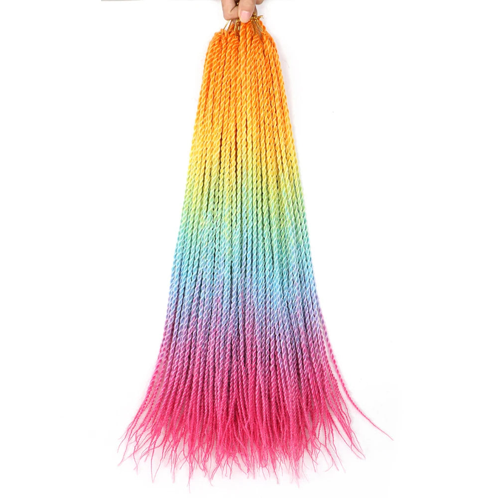 Synthetic Long Pre-Looped Box Braids Crochet Hair