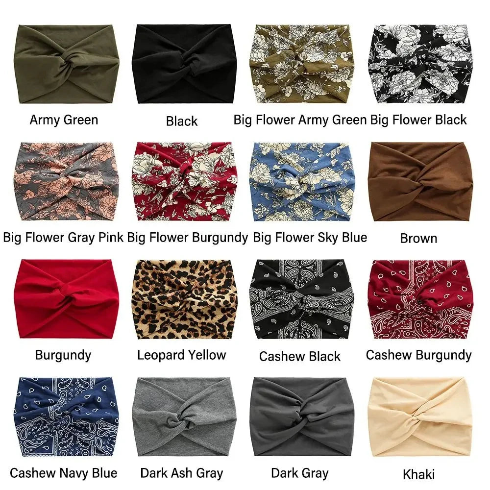 Women's Wide Twisted Headbands