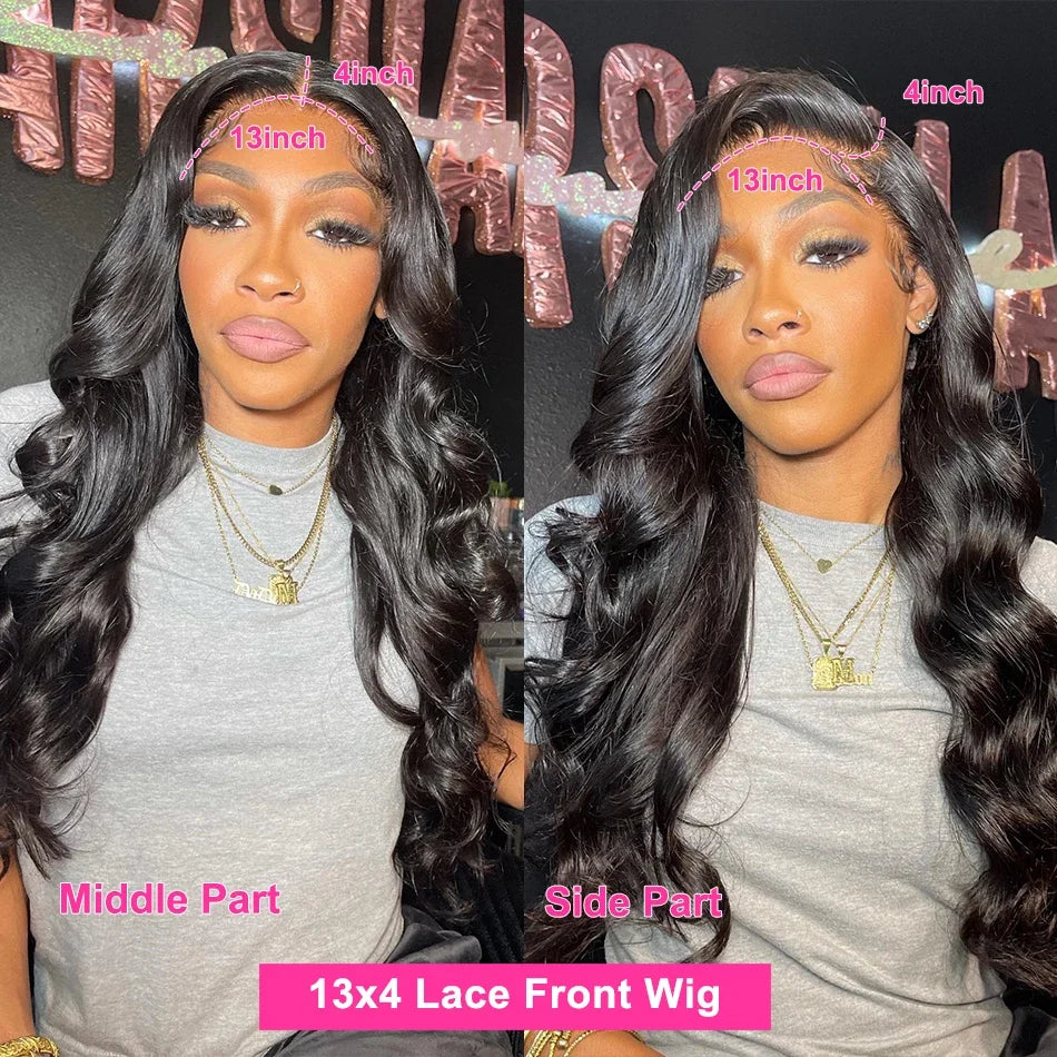 Body Wave HD Transparent Lace Frontal Wig