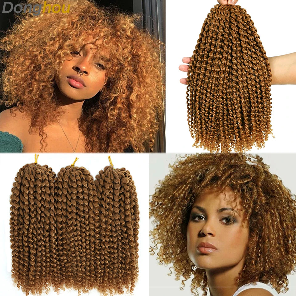 Curly Passion Twist Synthetic Crochet Hair - Various Colors Available