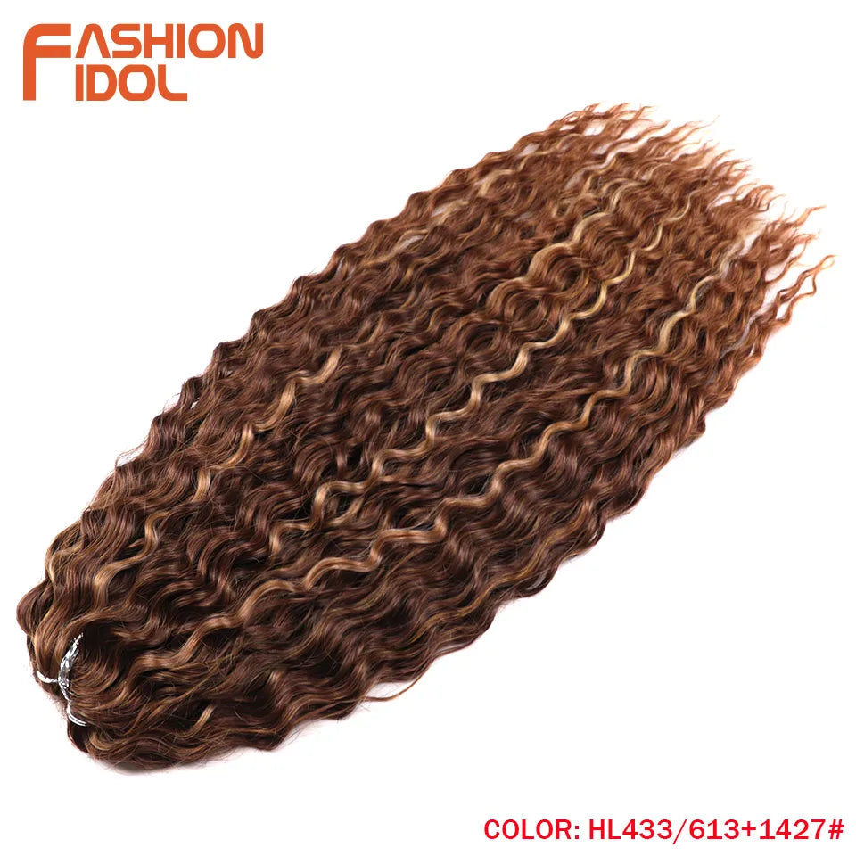 Water Wave Synthetic Crochet Hair - Various Colors Available