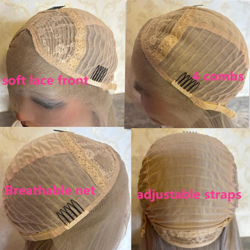 Synthetic Loose Body Wave Lace Front Honey/Platinum/Ash Blonde Wig