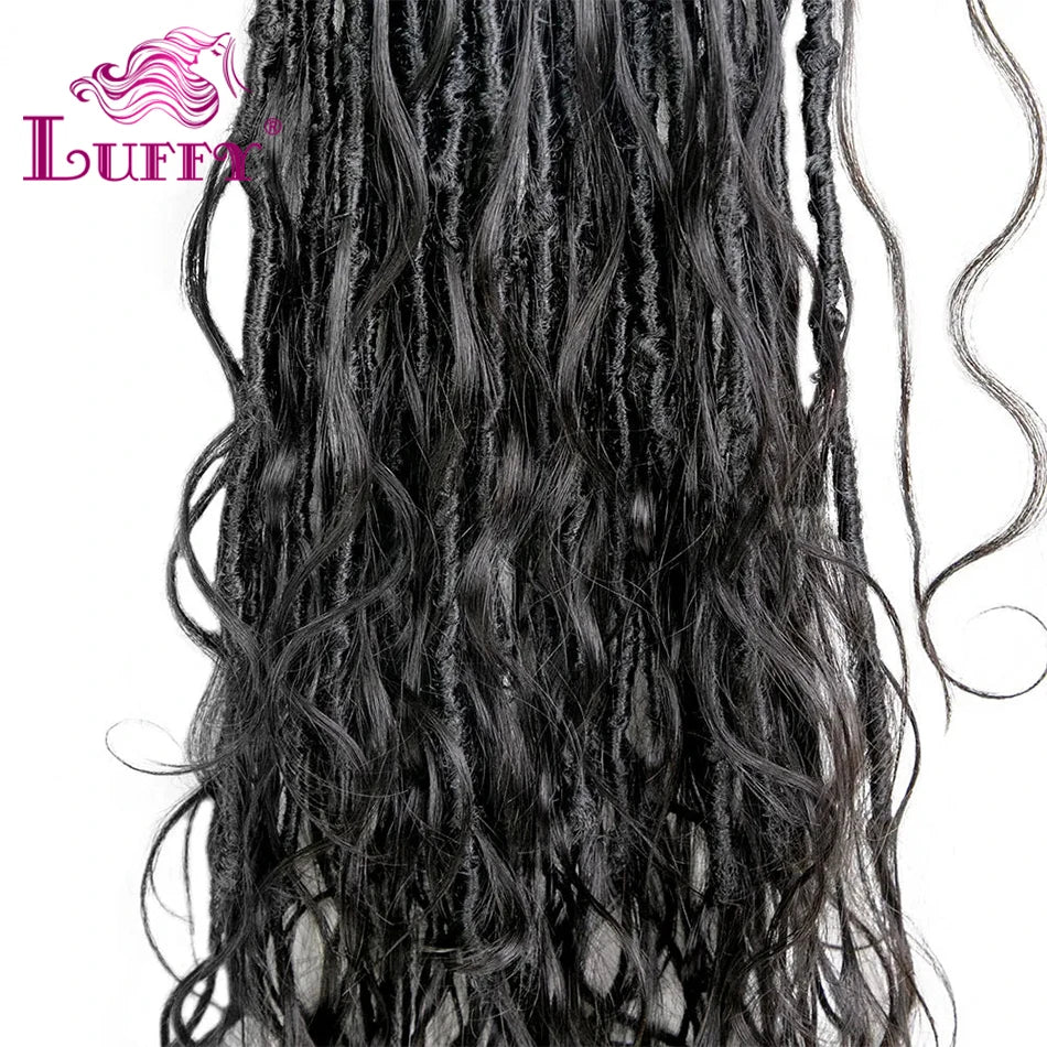 Body Wave Pre-Looped Human Hair Crochet Boho Locs