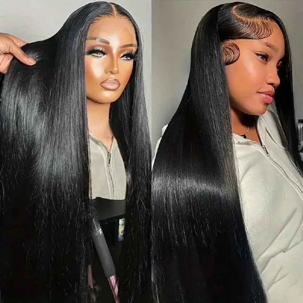 Brazilian Bone Straight - Transparent HD Lace Frontal Human Hair Wig