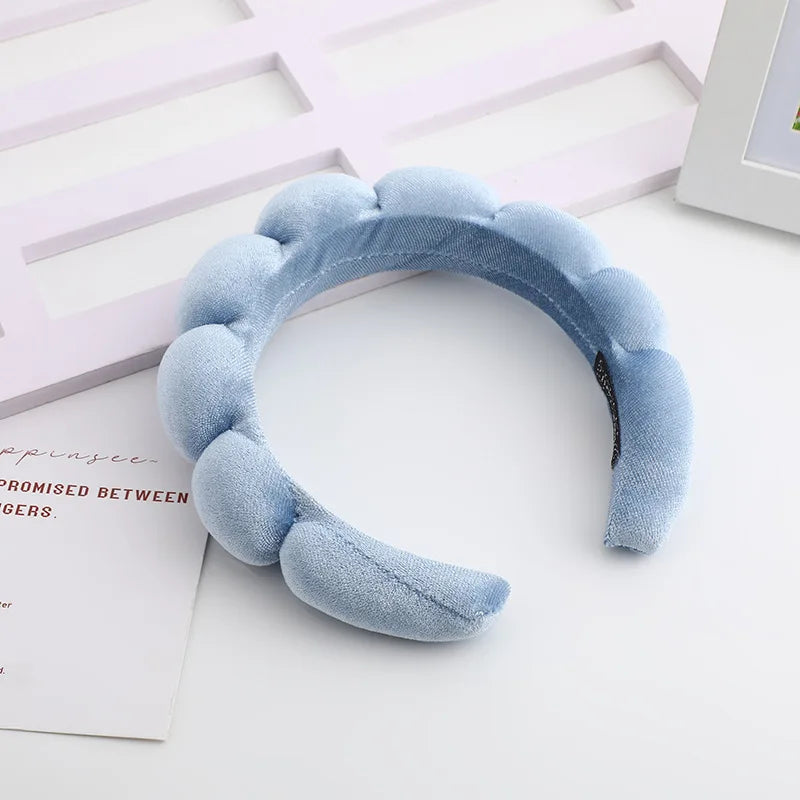 Women's TerryCloth Spa Puffy Sponge Headbands
