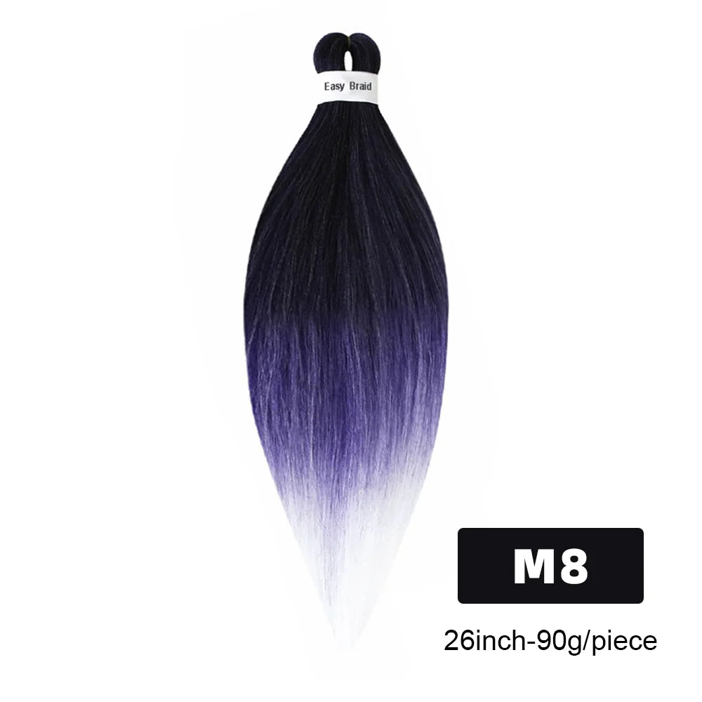 Pre Stretched Synthetic Braiding Hair