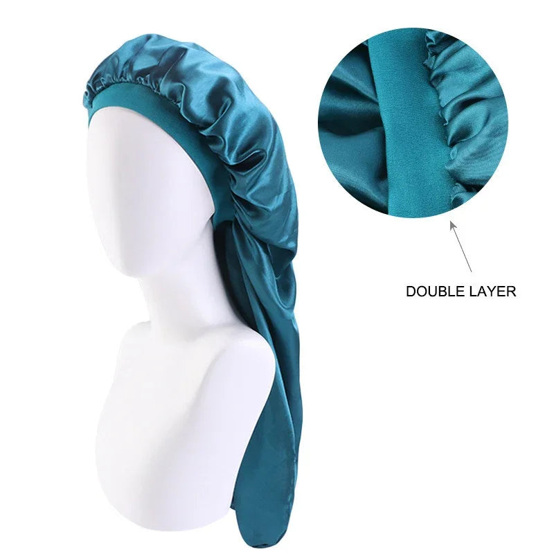 Unisex Elastic Bonnet  for Long Hair