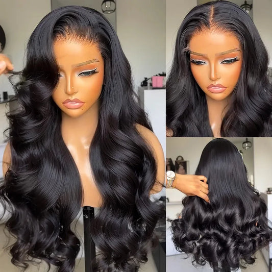Brazilian Body Wave - Glueless HD Lace Front Wear & Go Human Hair Wig