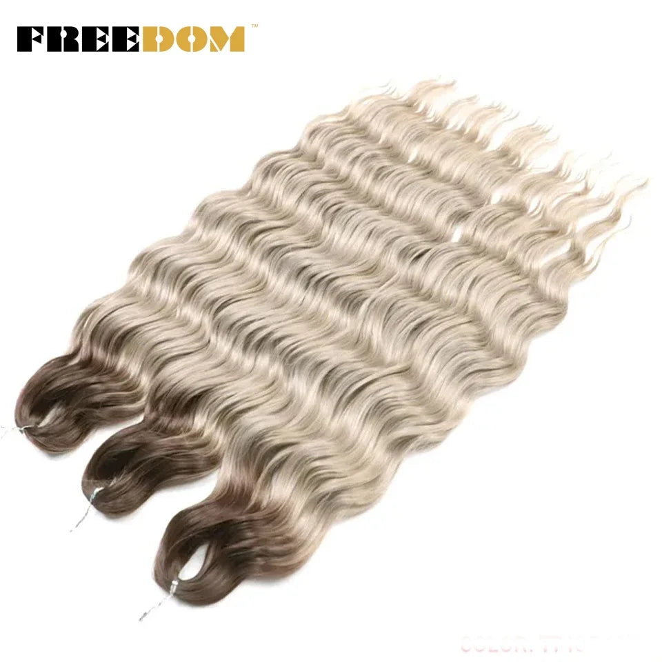 Deep Water Wave Synthetic 24inch Long Crochet Hair
