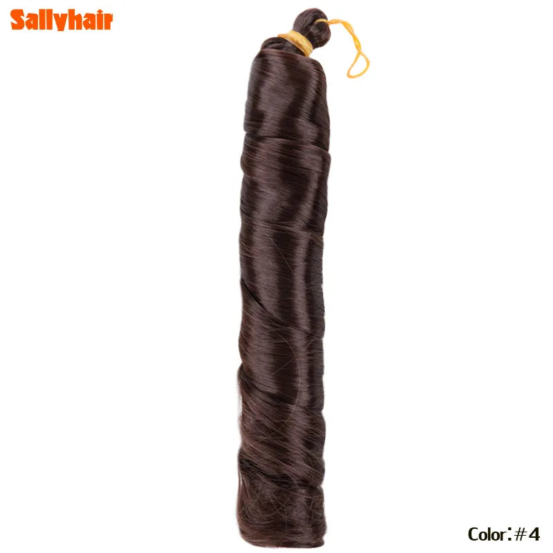 Synthetic French Spiral Curly Pre-Stretched Braiding Hair