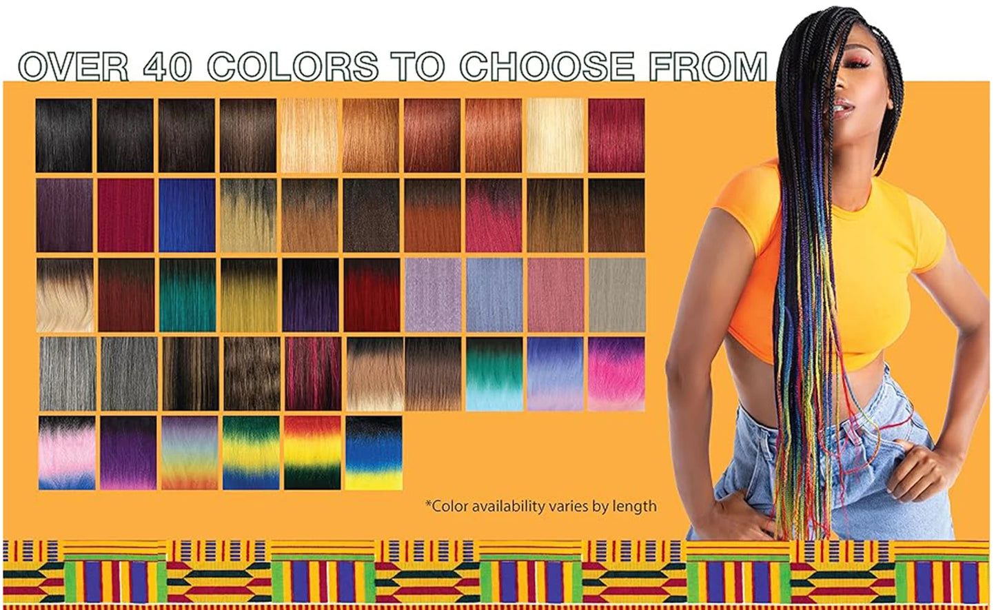Sensational Xpression Pre-stretched Yaki Braiding Hair