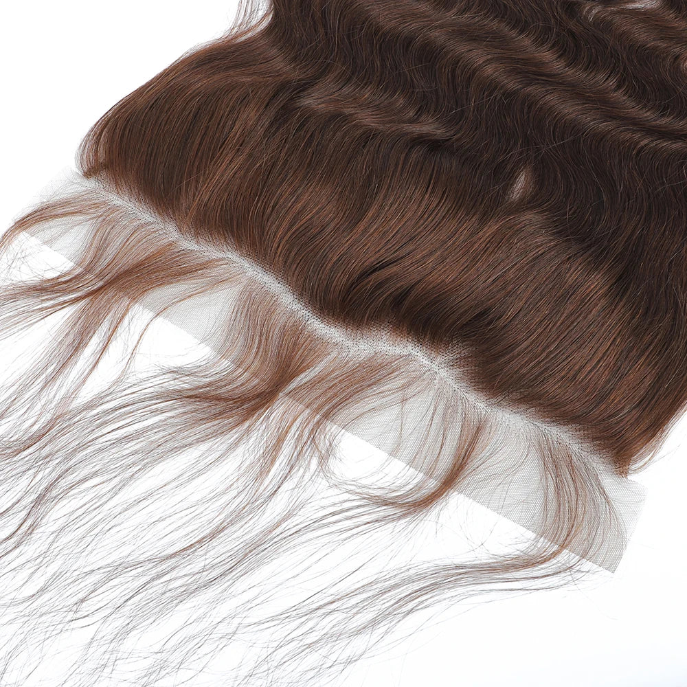 100% Remy Human Hair Transparent Lace Closure or Frontals - Various Options Available