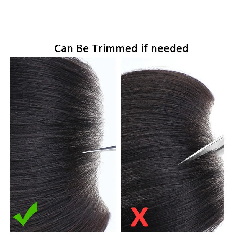 V Frontal Men Toupee Thin Skin PU 2.5x16 V Loop Human Hair Invisible Forehead Hairline